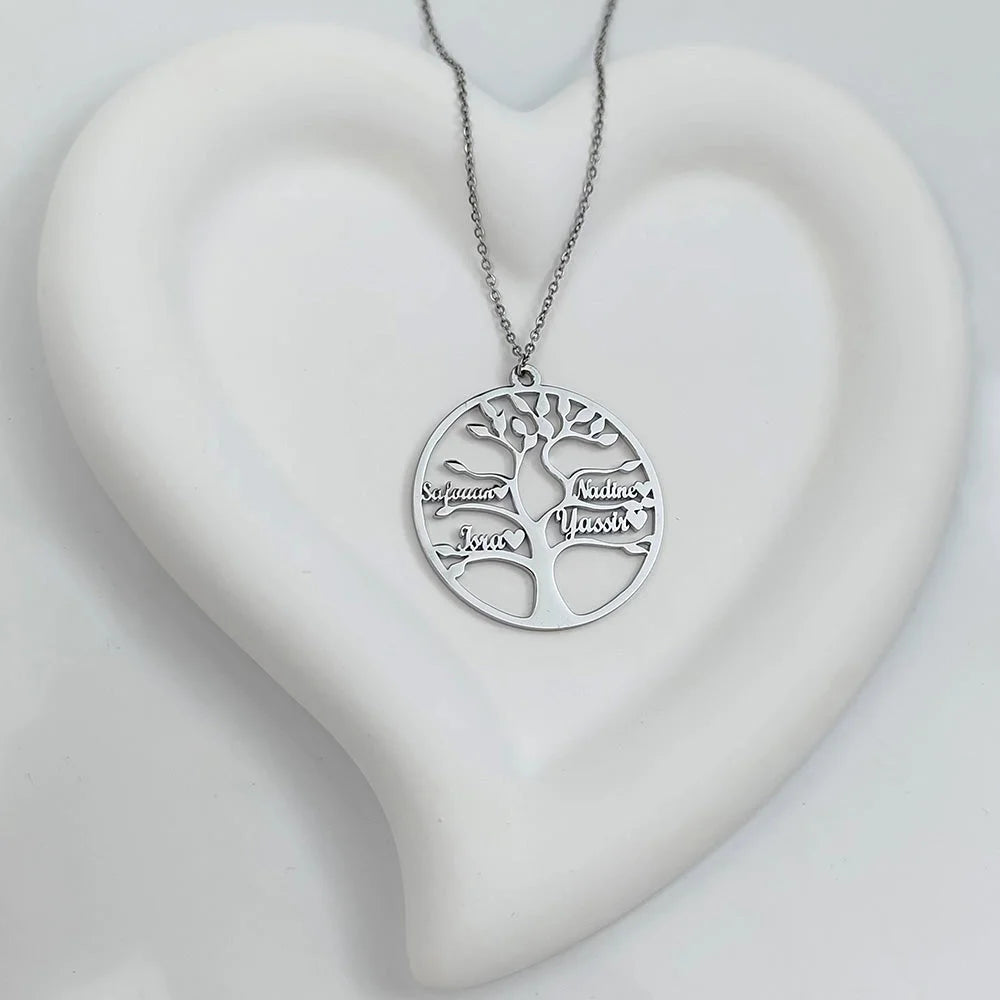 Collier Arbre de Vie Jusqu’à 13 Noms