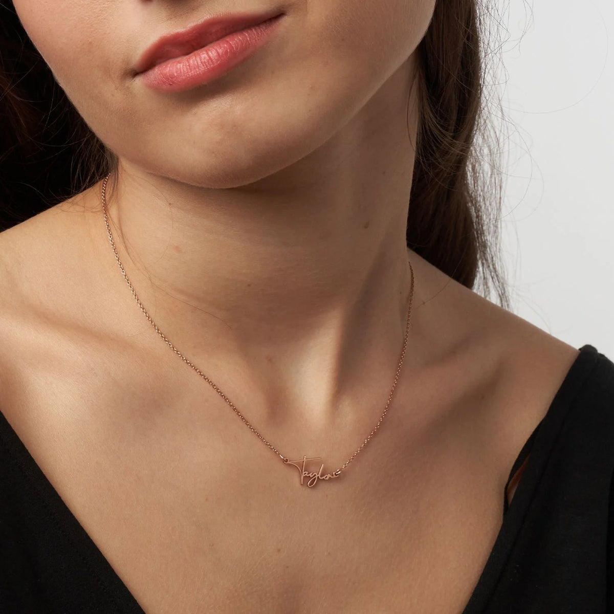 Collier Nom Personnalisé Minimaliste À Maillons Box